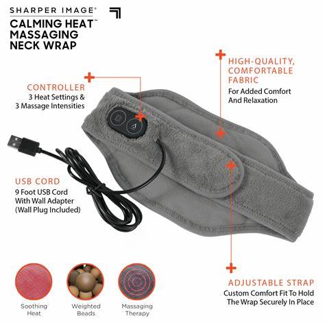 Calming Heat Massaging Neck Wrap